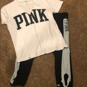 2 Piece Victoria secret - Pink yoga set